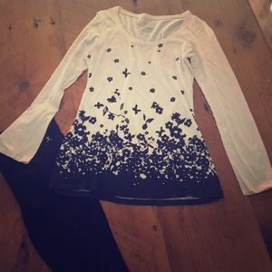 Tunic length Yoga tee size M